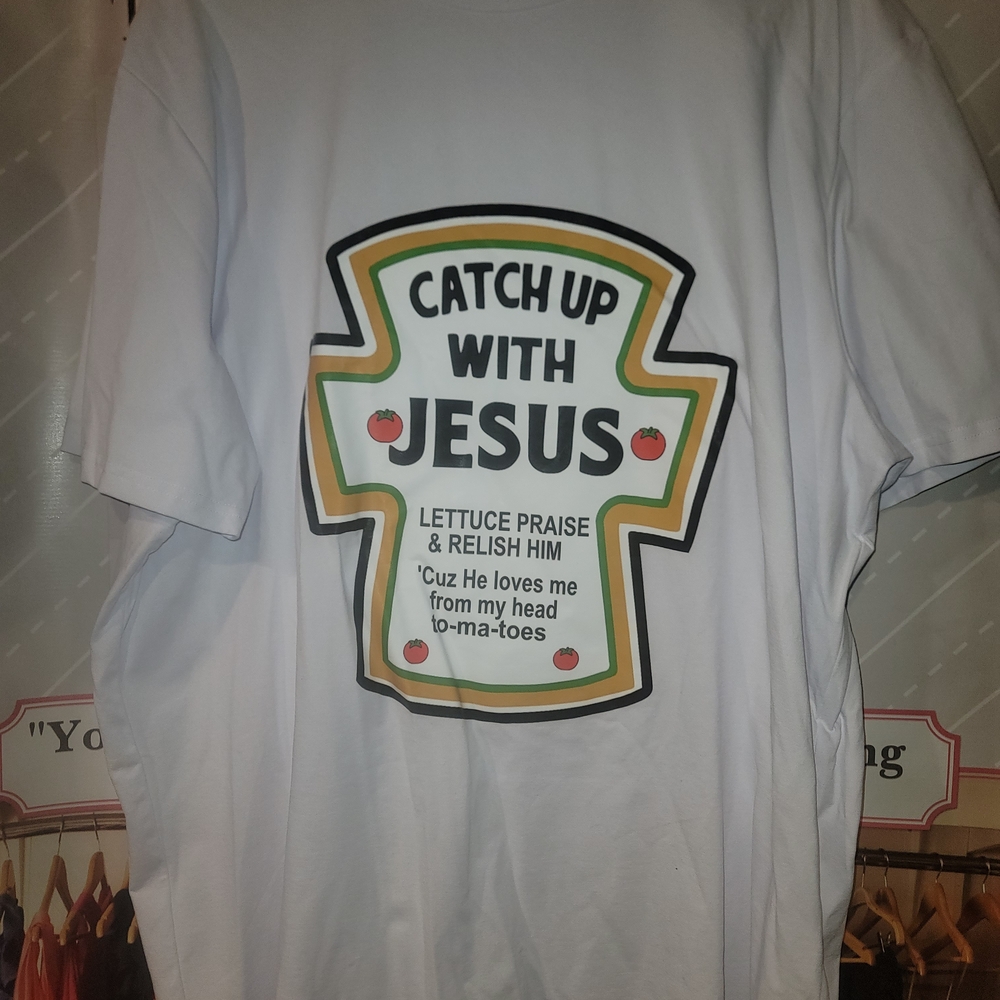 White Graphic Mens T-Shirt
